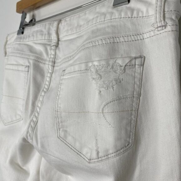 AMERICAN EAGLE Skinny High Rise Stretch Distressed Jeans - Picture 5 of 8